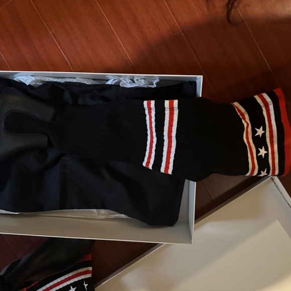 Givenchy Thigh High Sock Rain Boots - Picture 3 of 11